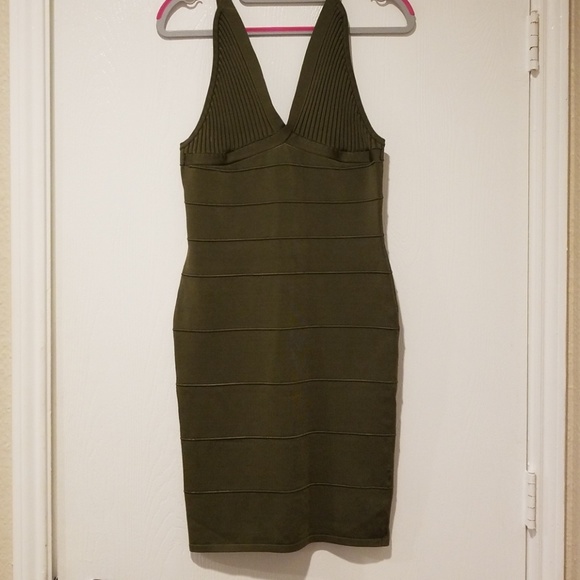 Tata Jolie Dresses & Skirts - Army green bandage dress Tata Jolie Dresses & Skirts - Army green bandage dress